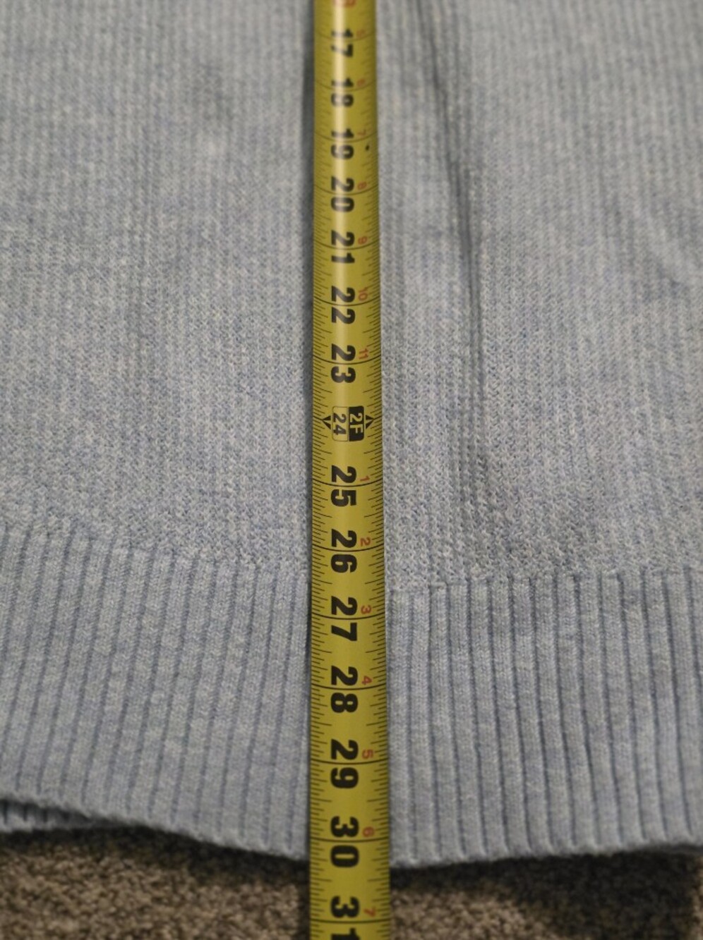 Pale Blue Old Navy Sweater. Measurments Are In Photos And Deacription - Picture 9 of 10